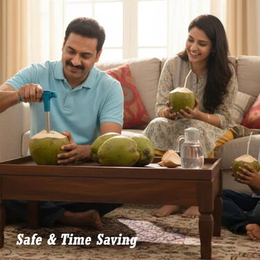 Stainless Steel Coconut Opener Tool – Safe, Fast & Effortless Fresh Coconut Water