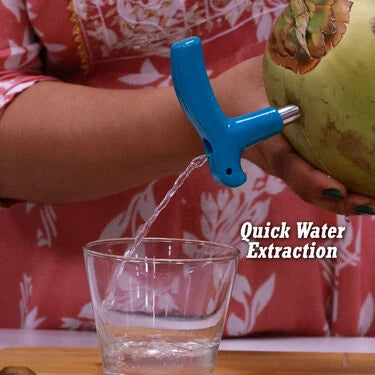 Stainless Steel Coconut Opener Tool – Safe, Fast & Effortless Fresh Coconut Water