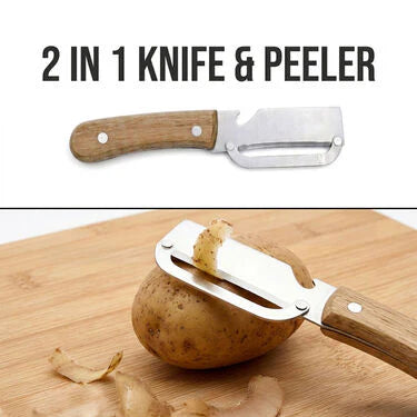 Multi-Functional Slicing Knife with Peeler
