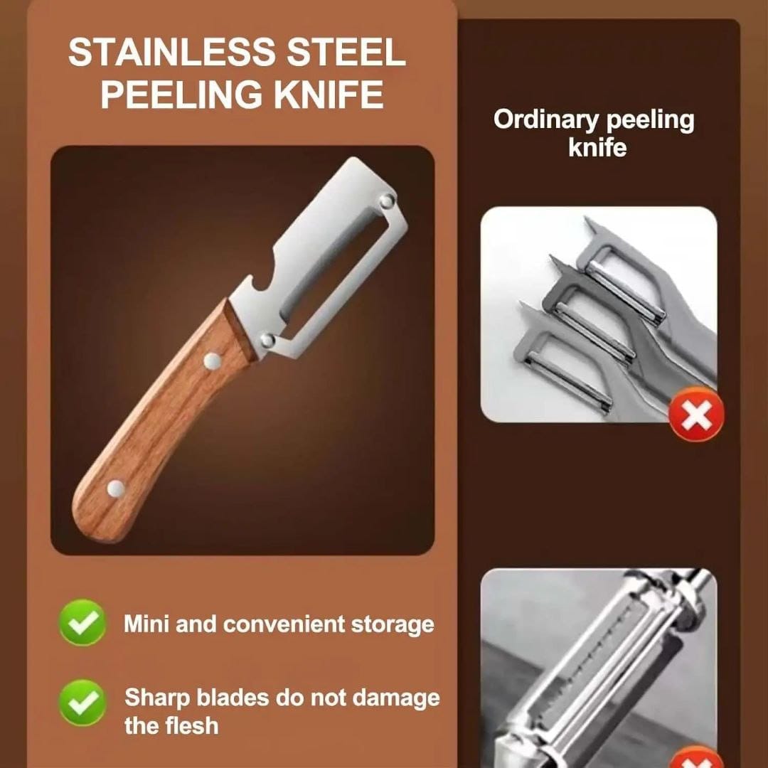 Multi-Functional Slicing Knife with Peeler