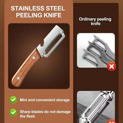 Multi-Functional Slicing Knife with Peeler