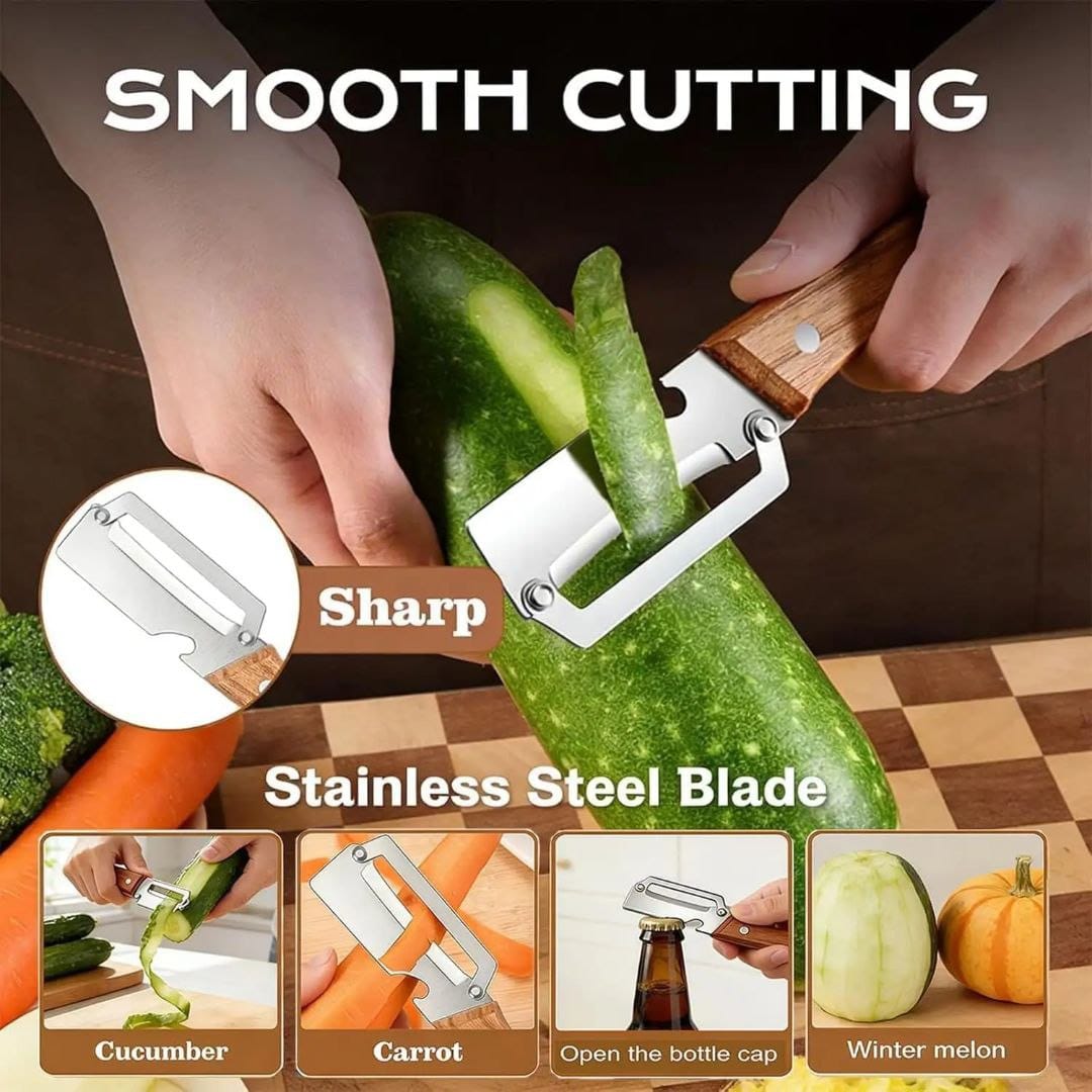 Multi-Functional Slicing Knife with Peeler
