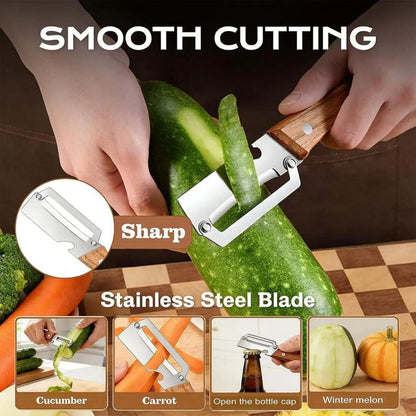 Multi-Functional Slicing Knife with Peeler