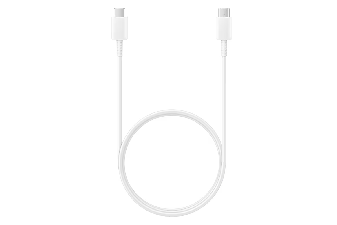 Samsung Original USB Type-C to Type-C Fast Charging Cable – White | High-Speed Charging & Data Sync